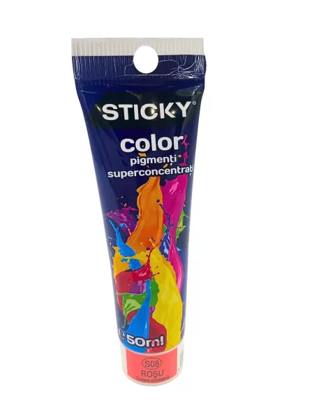 COLORANT S08 STICKY ROSU 50 ML-1