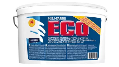 ECO VOPSEA LAVAB.INTERIOR 14L POLIFARBE 1/32 BUC-1