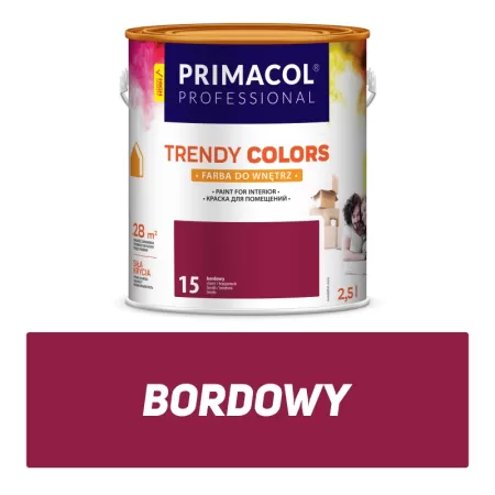 TRENDY COLORS 15 BORDO 2.5L-1