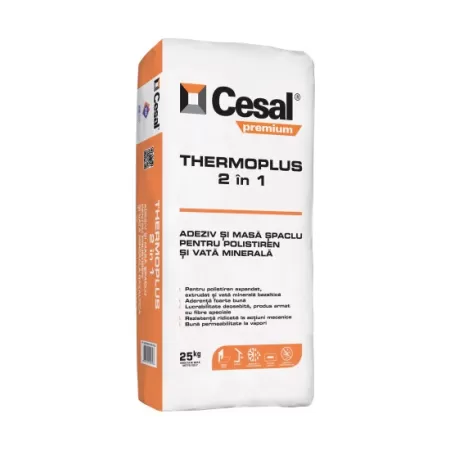 ADEZIV POLISTIREN THERMOPLUS 2IN1 CESAL 25KG-1