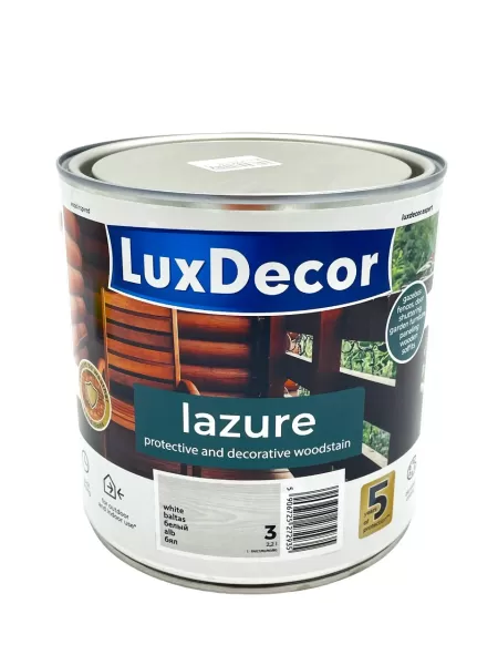 LAZUR LUXDECOR ALB 2.2L 029421-1